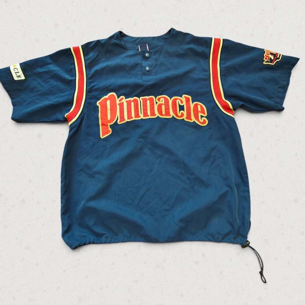 Vintage Pinnacle Mudville 9 Youth Large Baseball Club Washington Jersey 90s